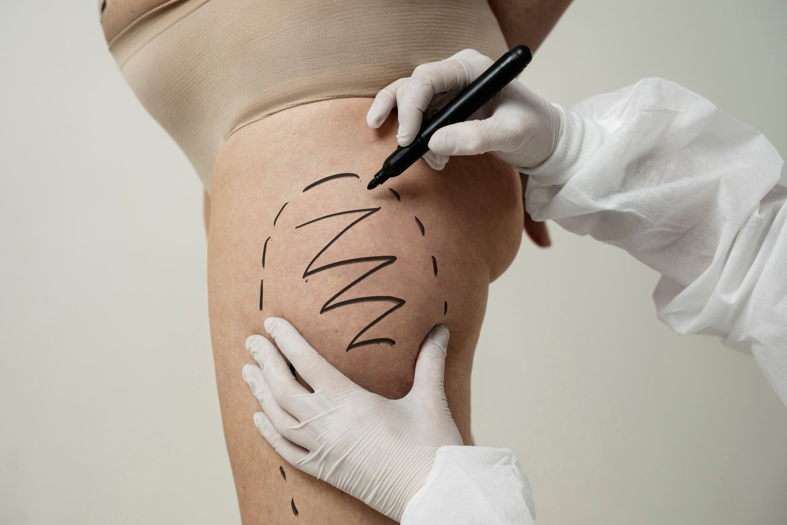 side-view-woman-with-marker-traces-leg