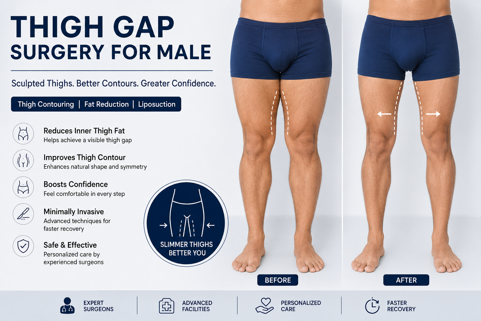 Thigh Gap Surgery Male in Mohali