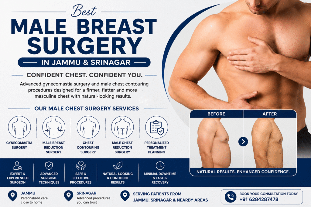male breast surgery in jammu