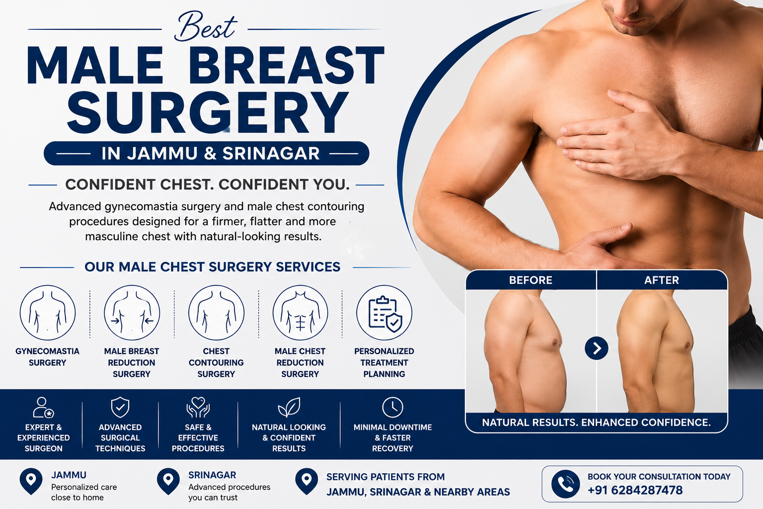 male breast surgery in jammu
