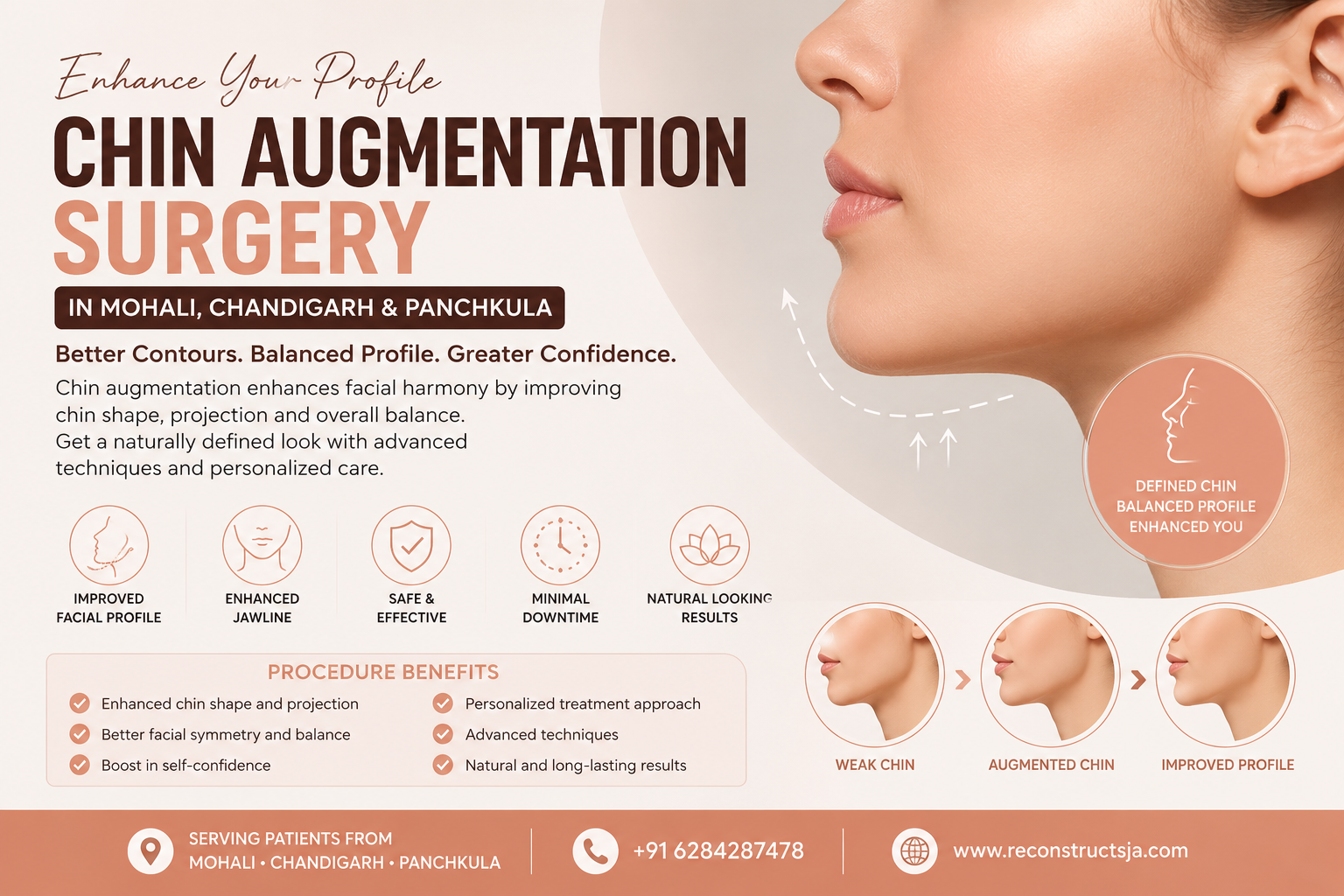 chin augmentation surgery in mohali