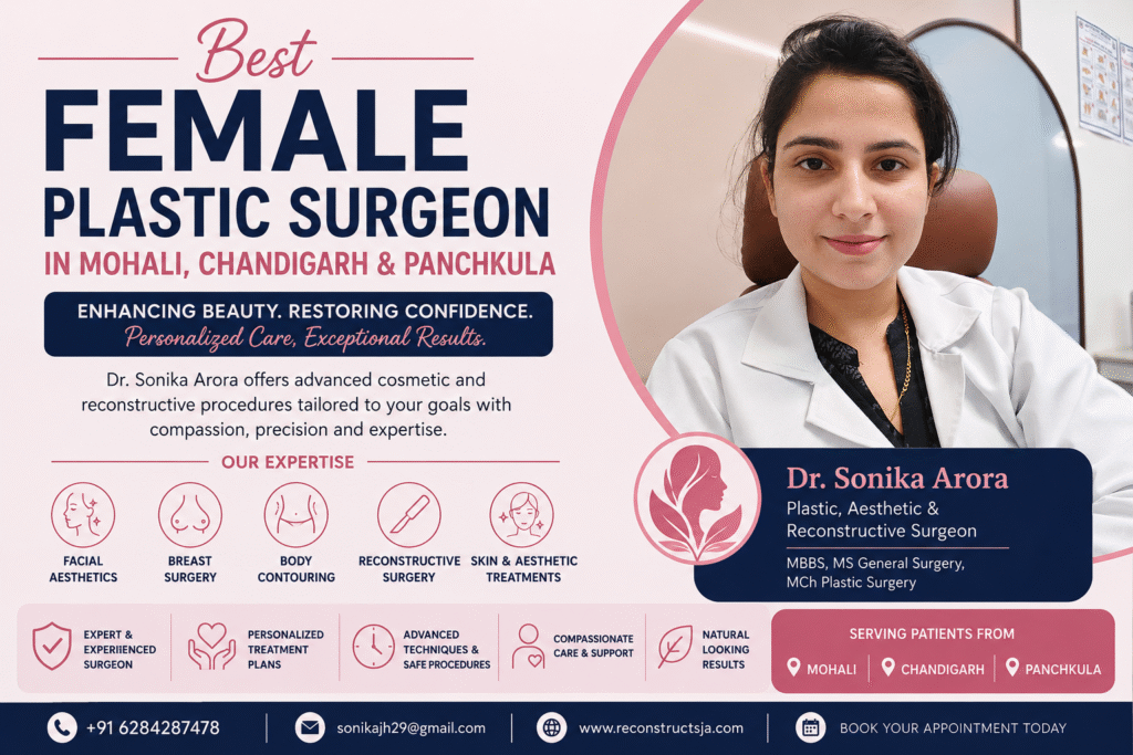 female plastic surgeon in mohali