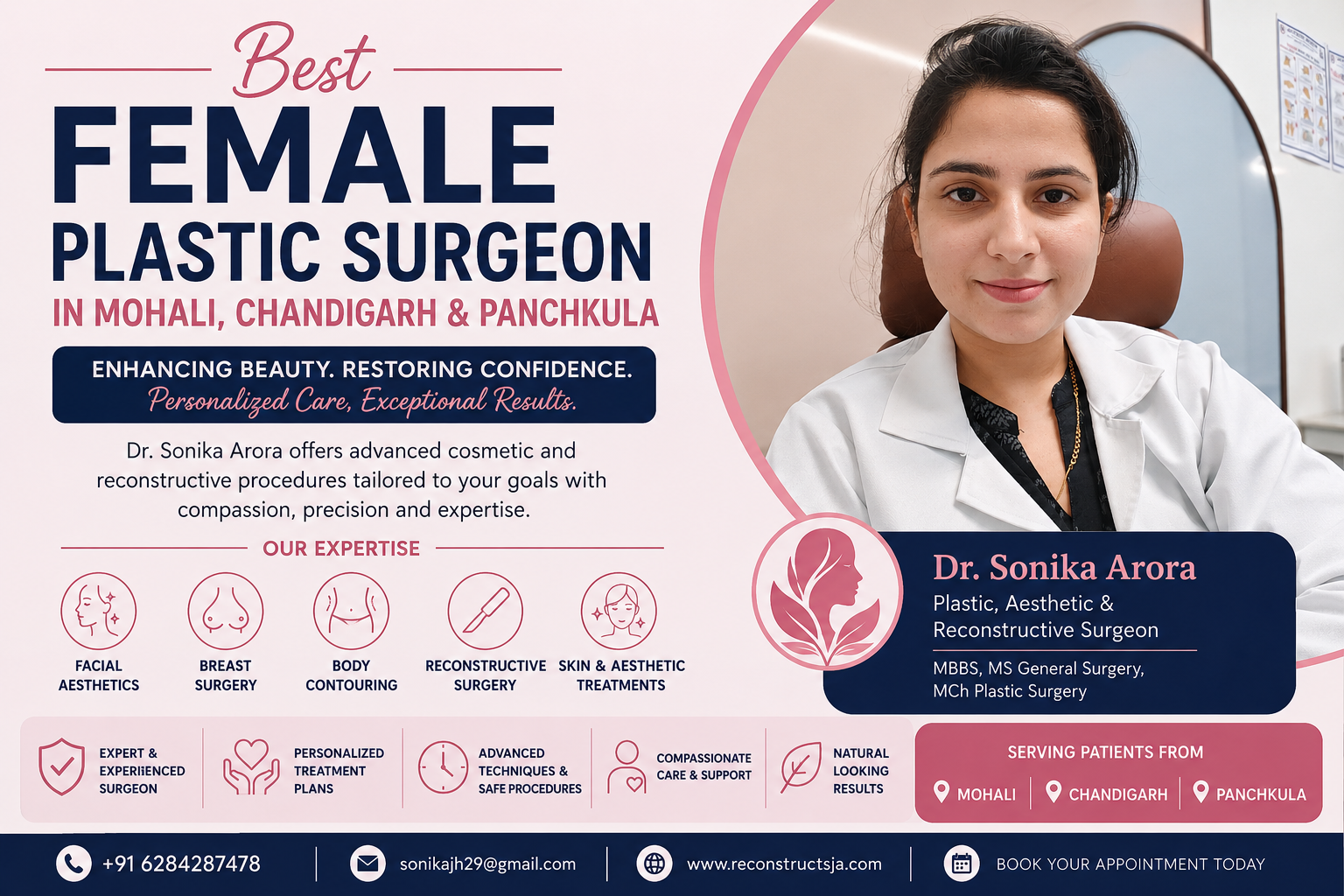female plastic surgeon in mohali