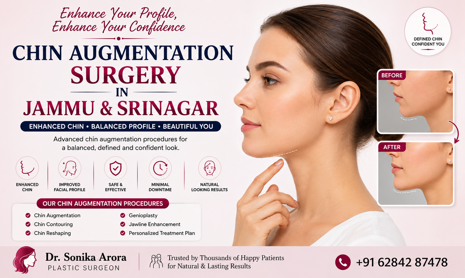chin augmentation surgery in jammu