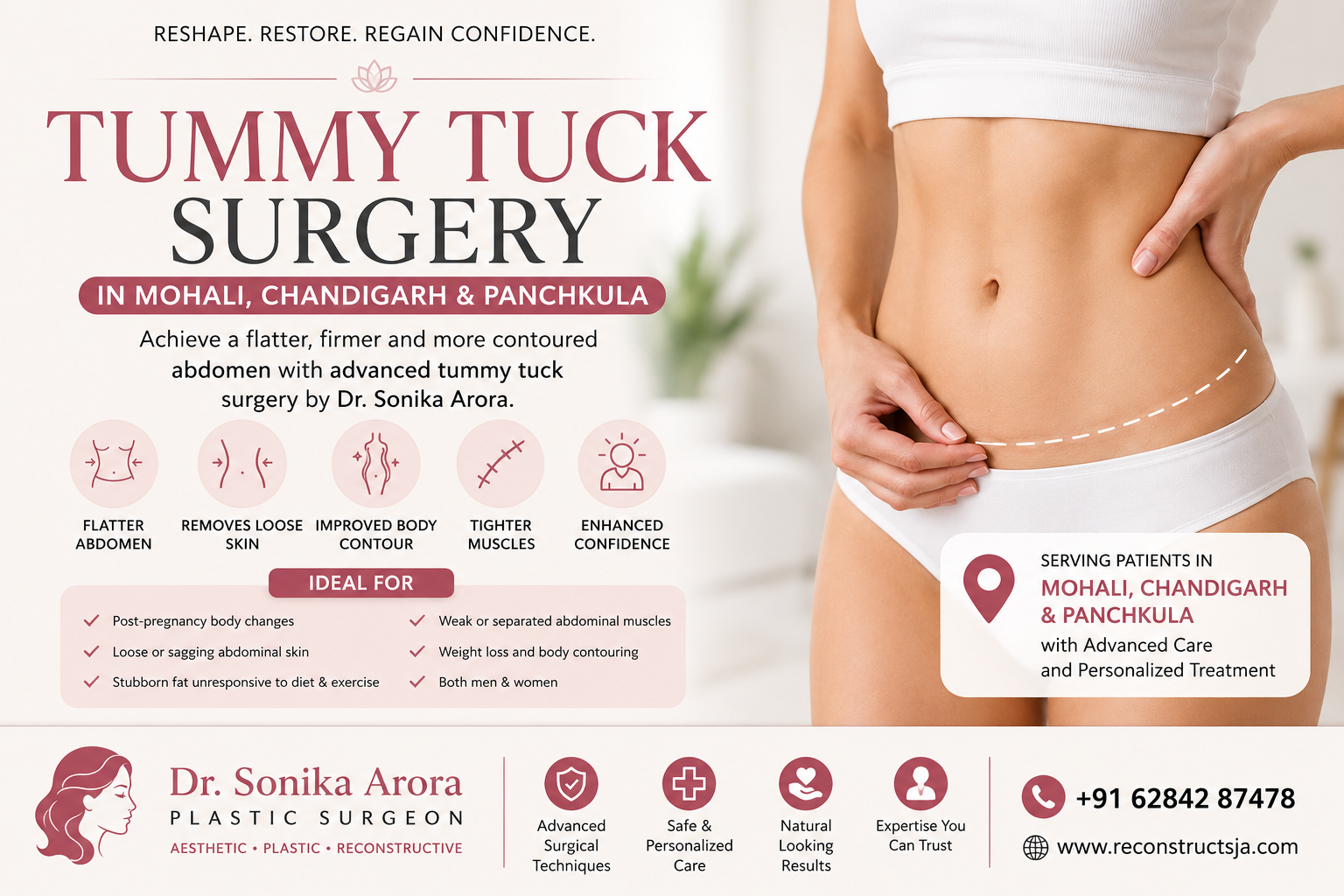 tummy tuck surgery in mohali